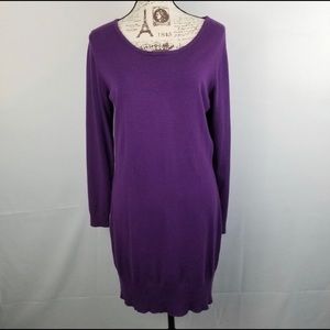 Purple Sweater Dress